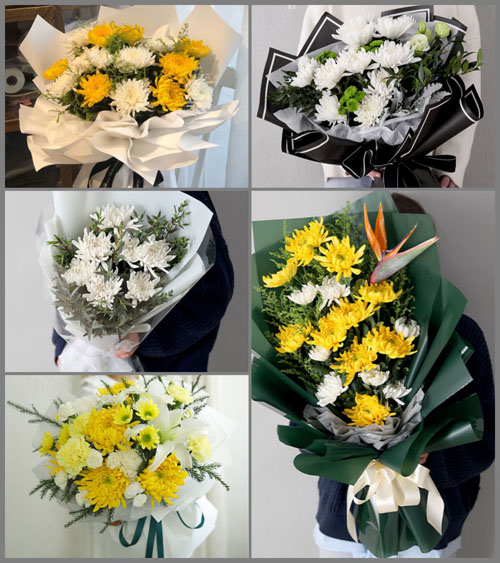 福建泉州石狮市祥芝镇前山村白事花束代送